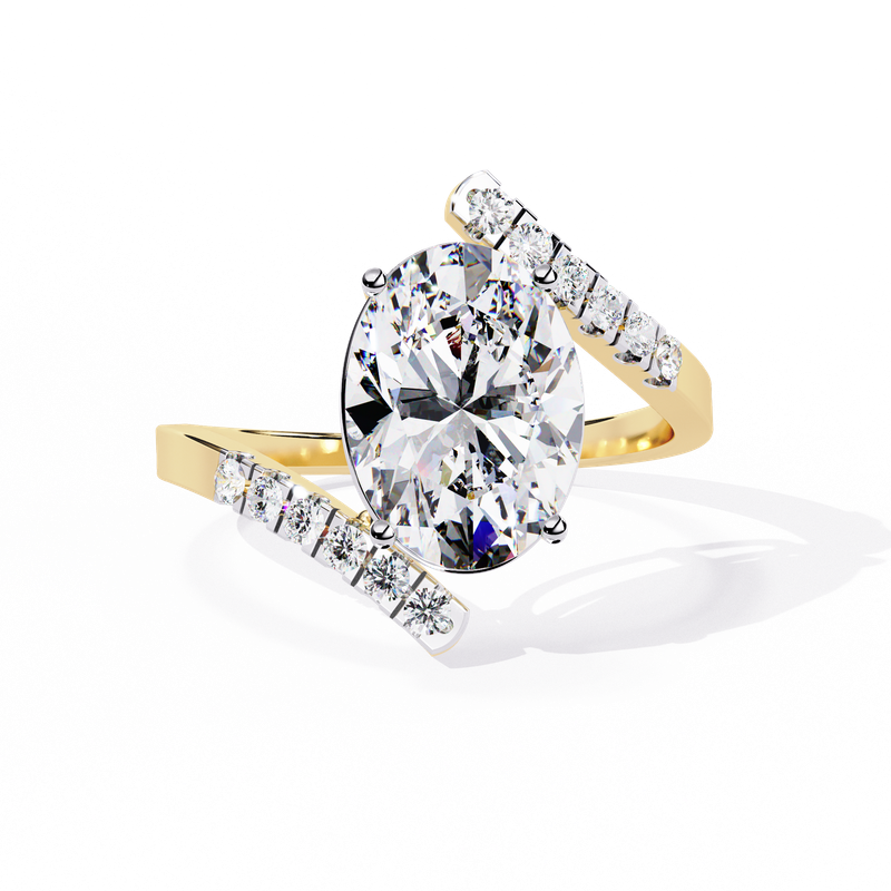 Radiant Splendor Oval Solitaire Ring