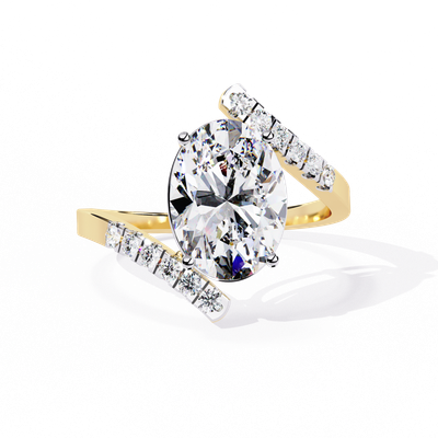 Radiant Splendor Oval Solitaire Ring