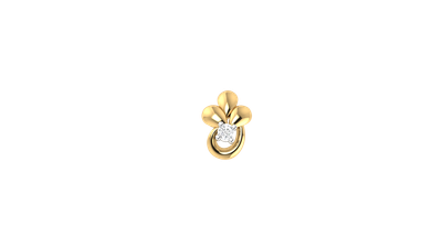 Hexagon Glow Nose Pin