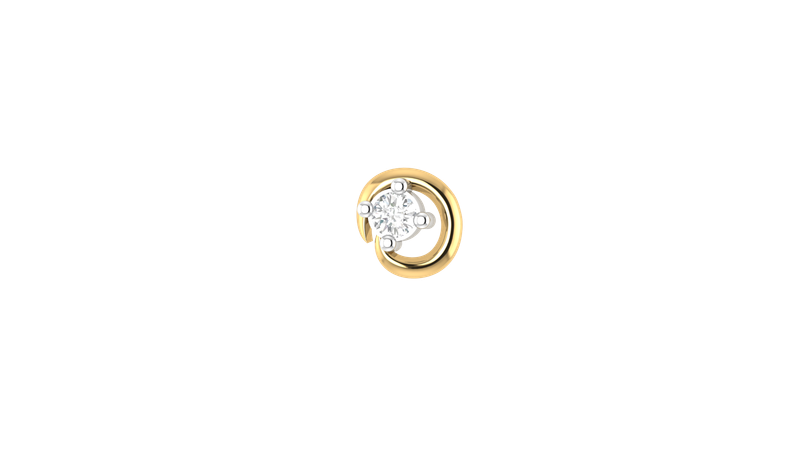 Square Radiance Nose Pin