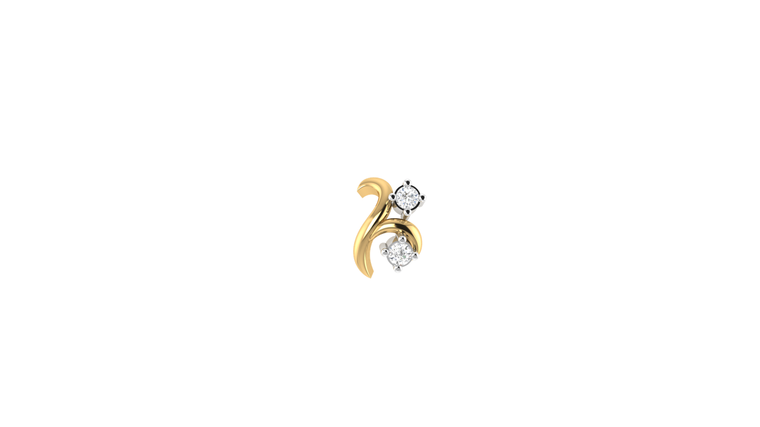 Circle Charm Nose Pin