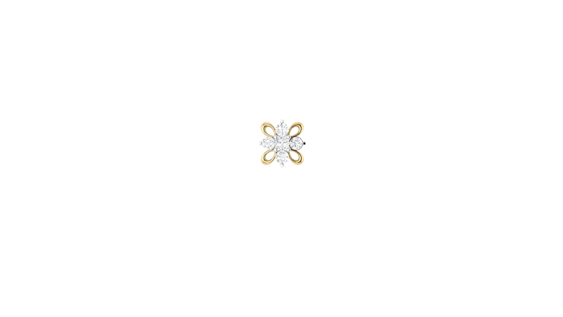 Chandbali Spark Nose Pin
