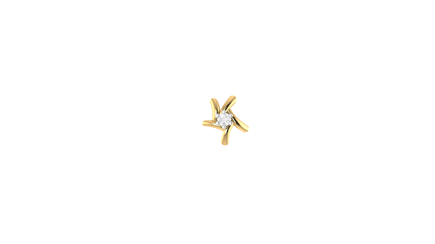 Butterfly Glow Nose Pin