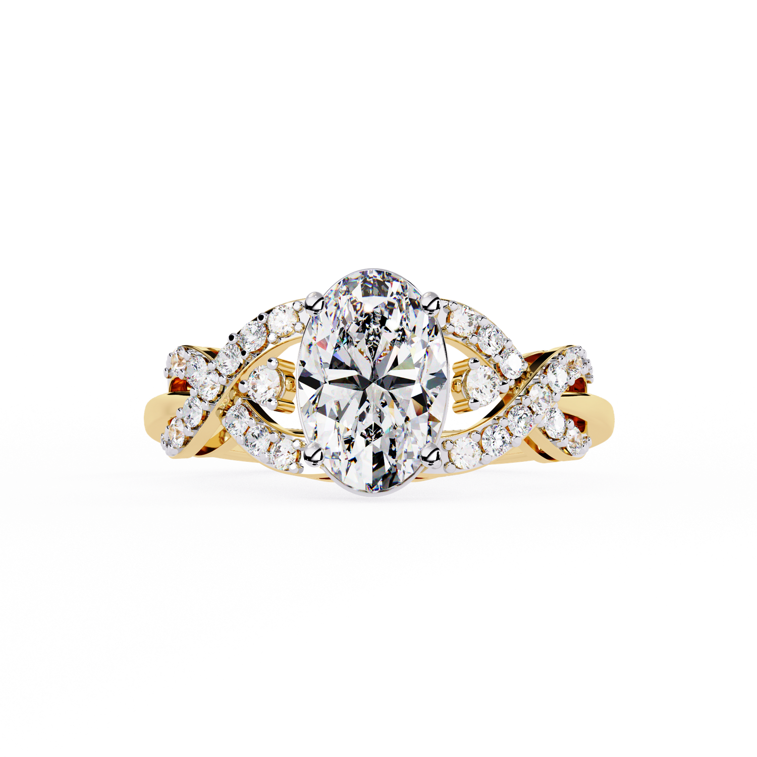 Eternal Harmony Oval Diamond Ring