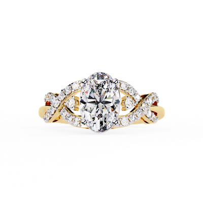Eternal Harmony Oval Diamond Ring
