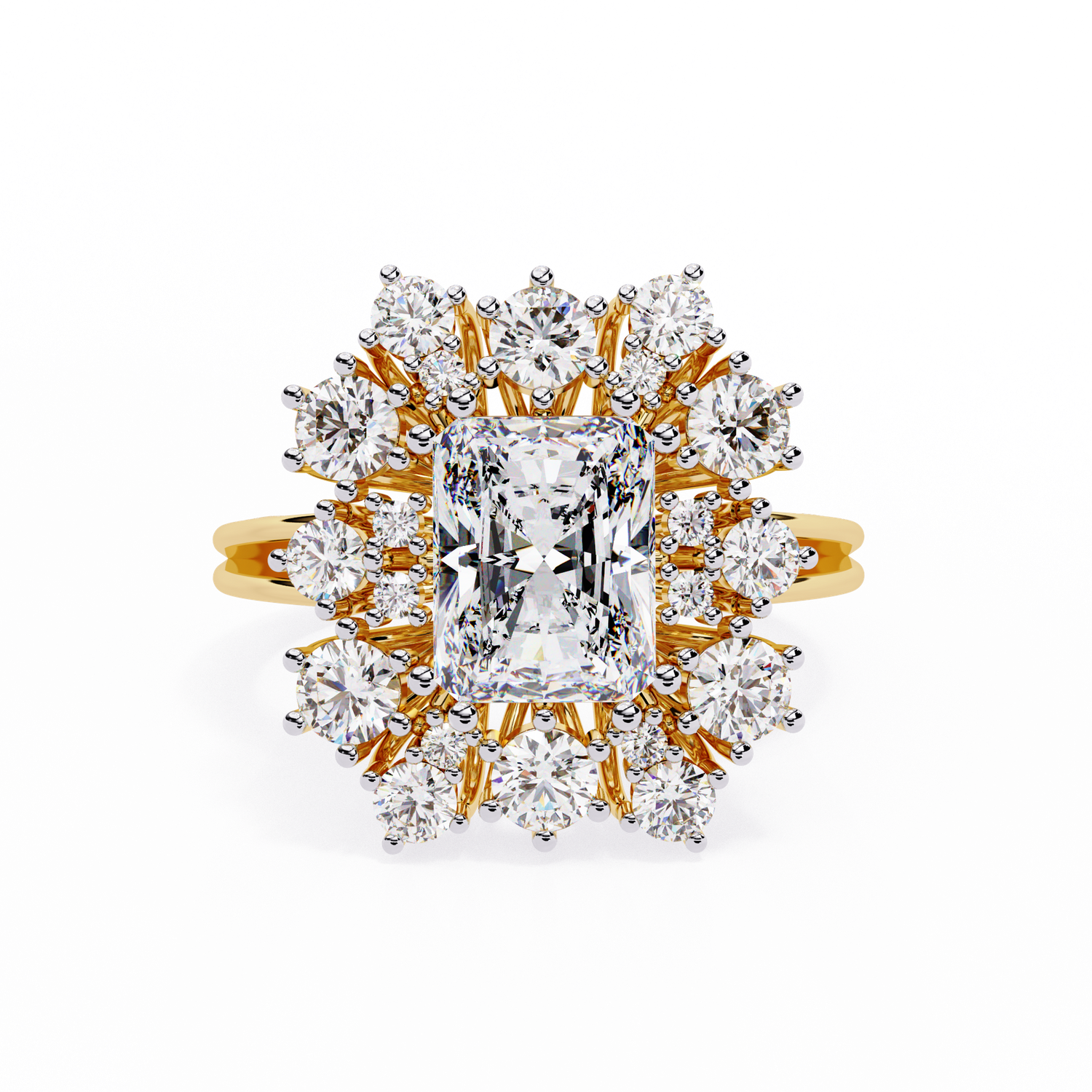 Radiant Elegance Diamond Ring