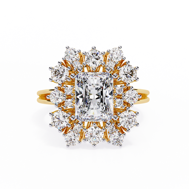 Radiant Elegance Diamond Ring