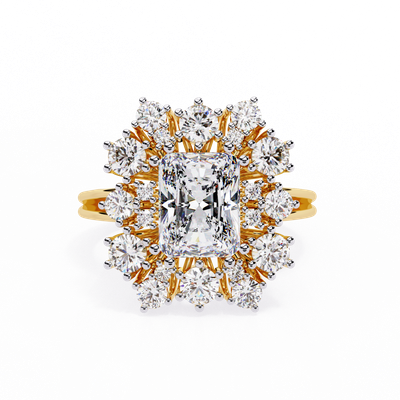 Radiant Elegance Diamond Ring