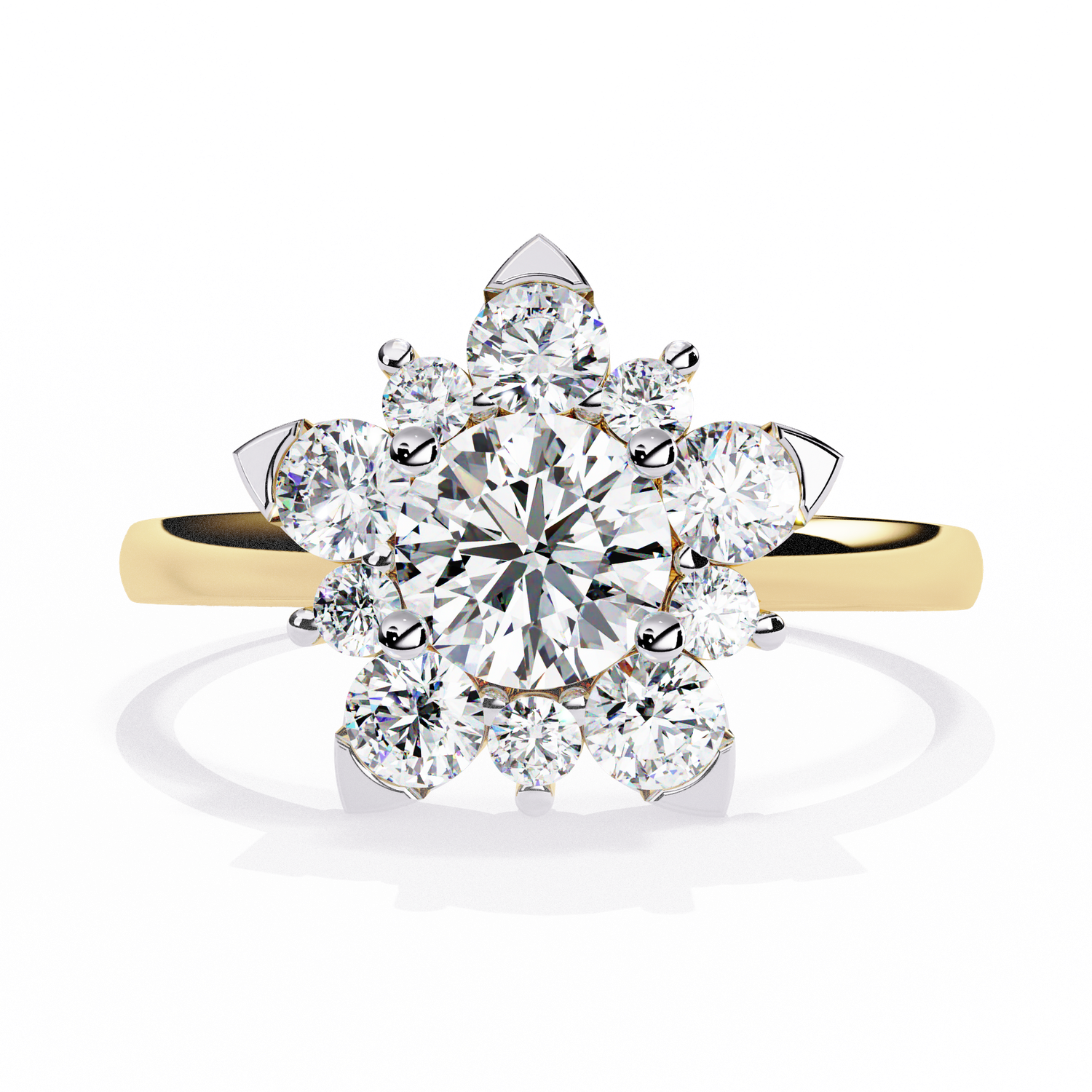 Blossom Spark Diamond Ring