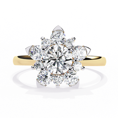 Blossom Spark Diamond Ring