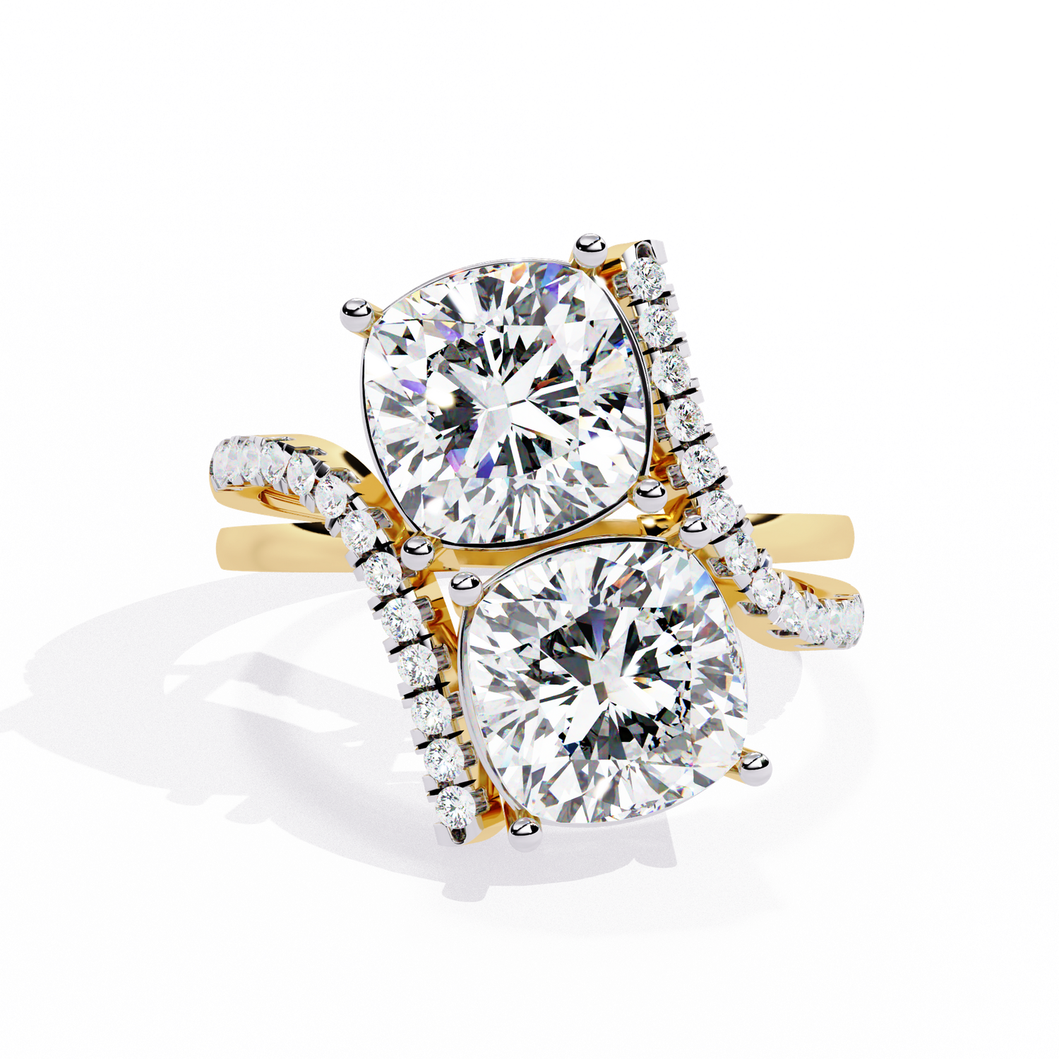 Twin Radiance Diamond Ring