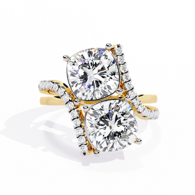 Twin Radiance Diamond Ring