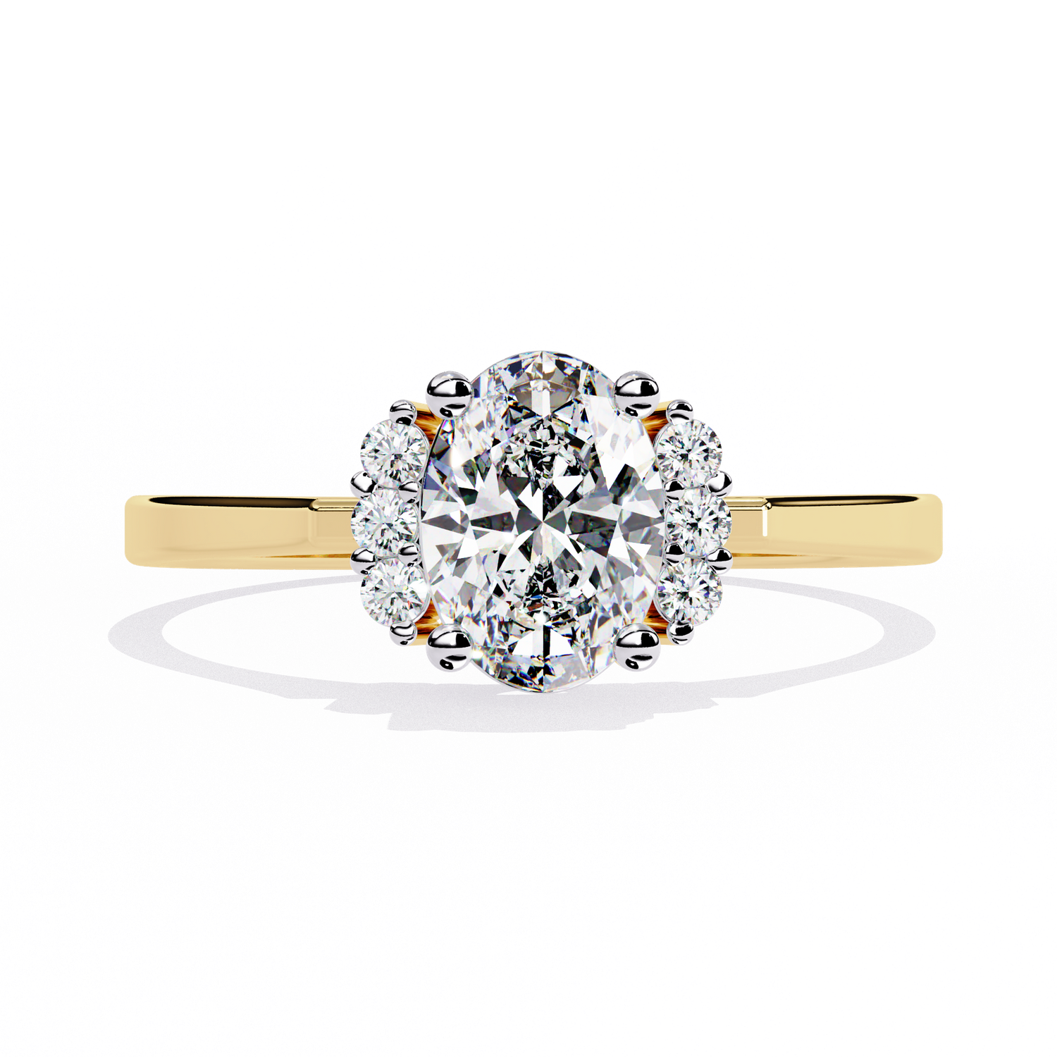 Oval Radiance Diamond Ring