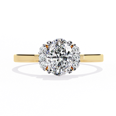 Oval Radiance Diamond Ring
