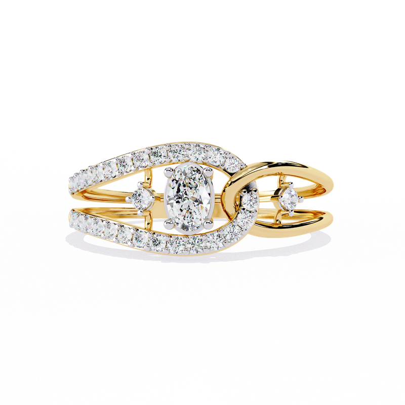 Enchanted Loop Diamond Ring