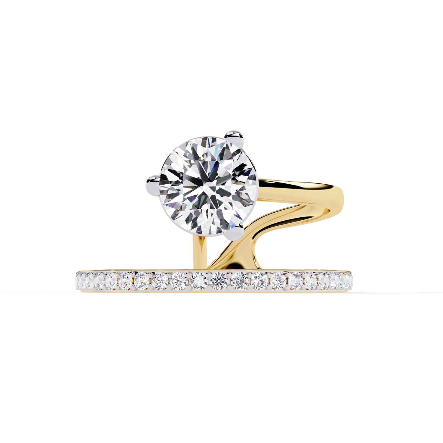 Infinite Twist Diamond Ring