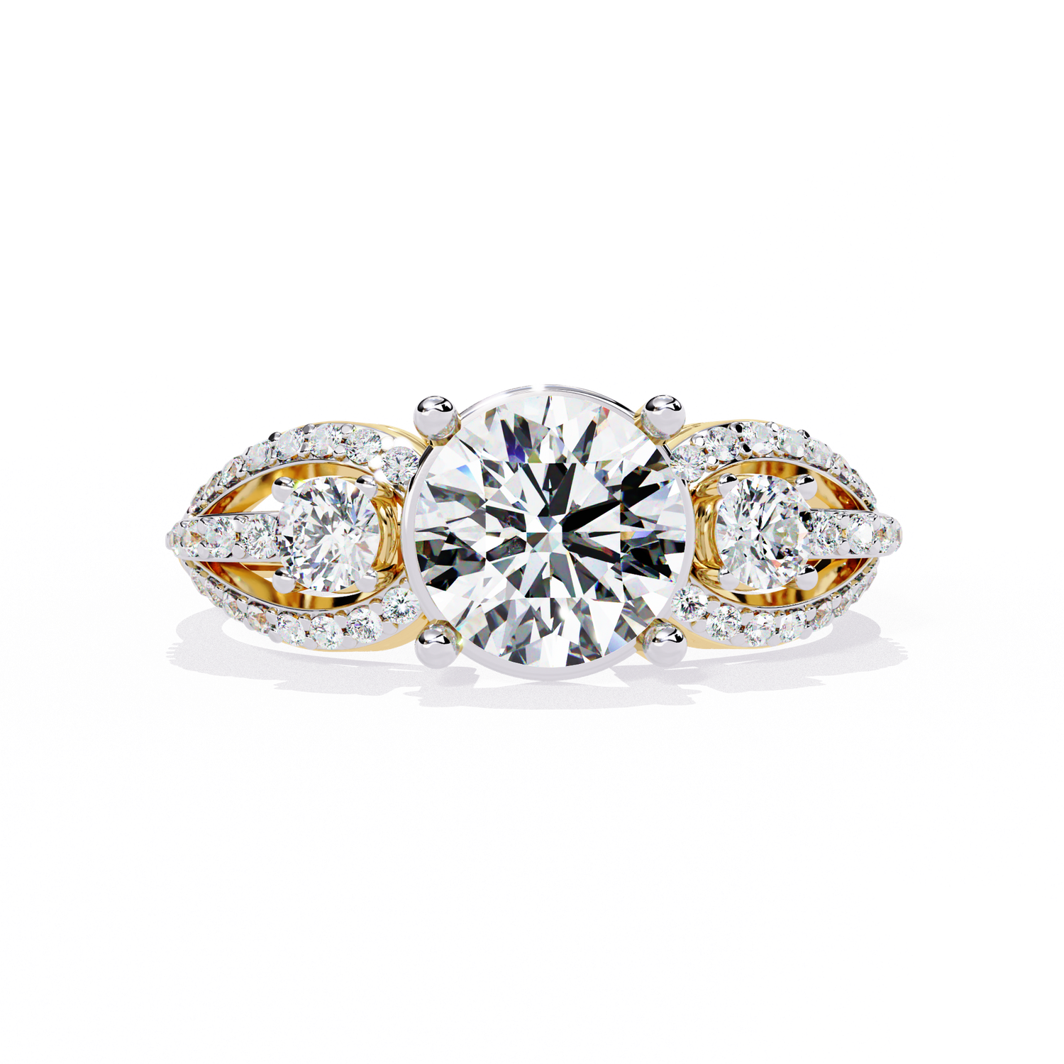 Trifecta Spark Diamond Ring