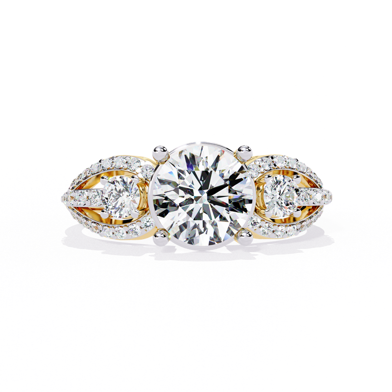 Trifecta Spark Diamond Ring