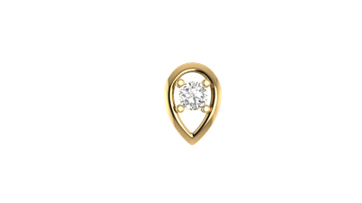 Lustrous Line Nose Pin