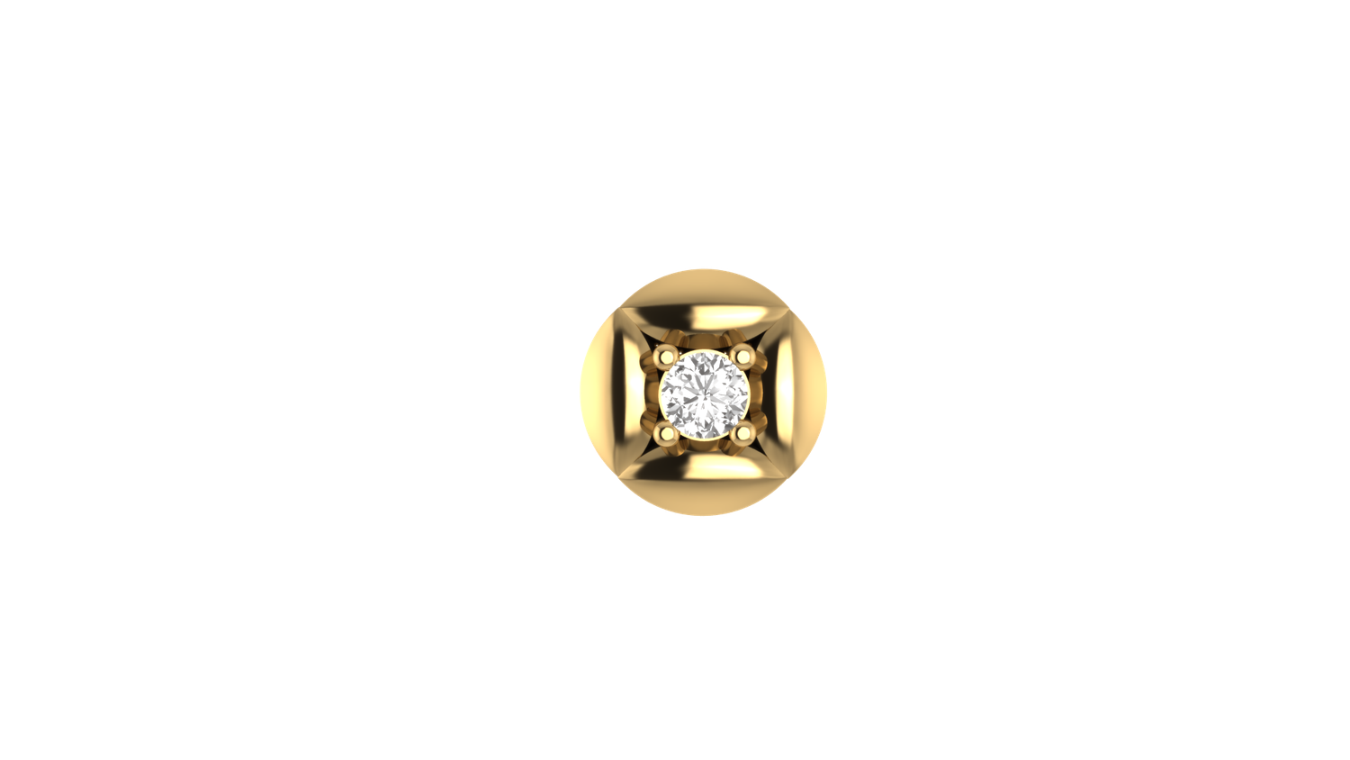 Timeless Solitaire Nose Pin