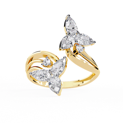 Butterfly Bloom Diamond Ring