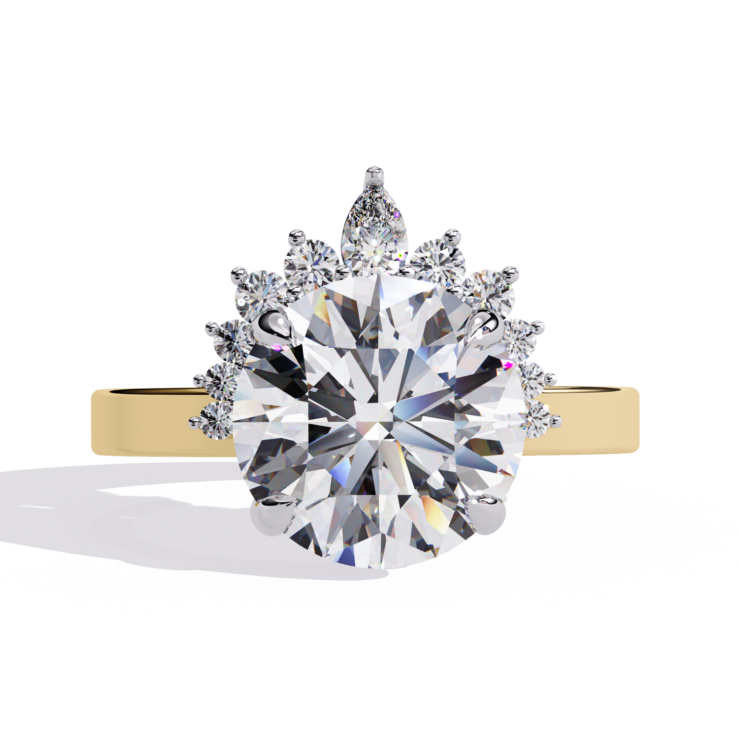 Sunburst Radiance Diamond Ring