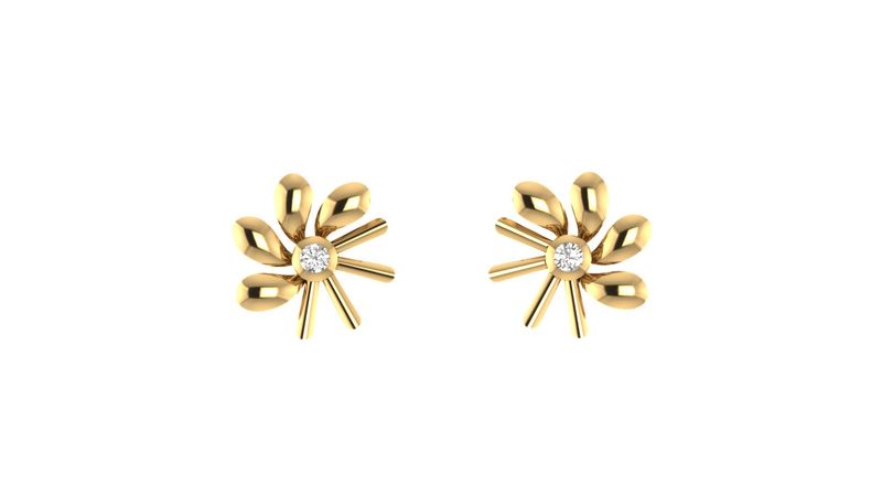 Floral Radiance Earring