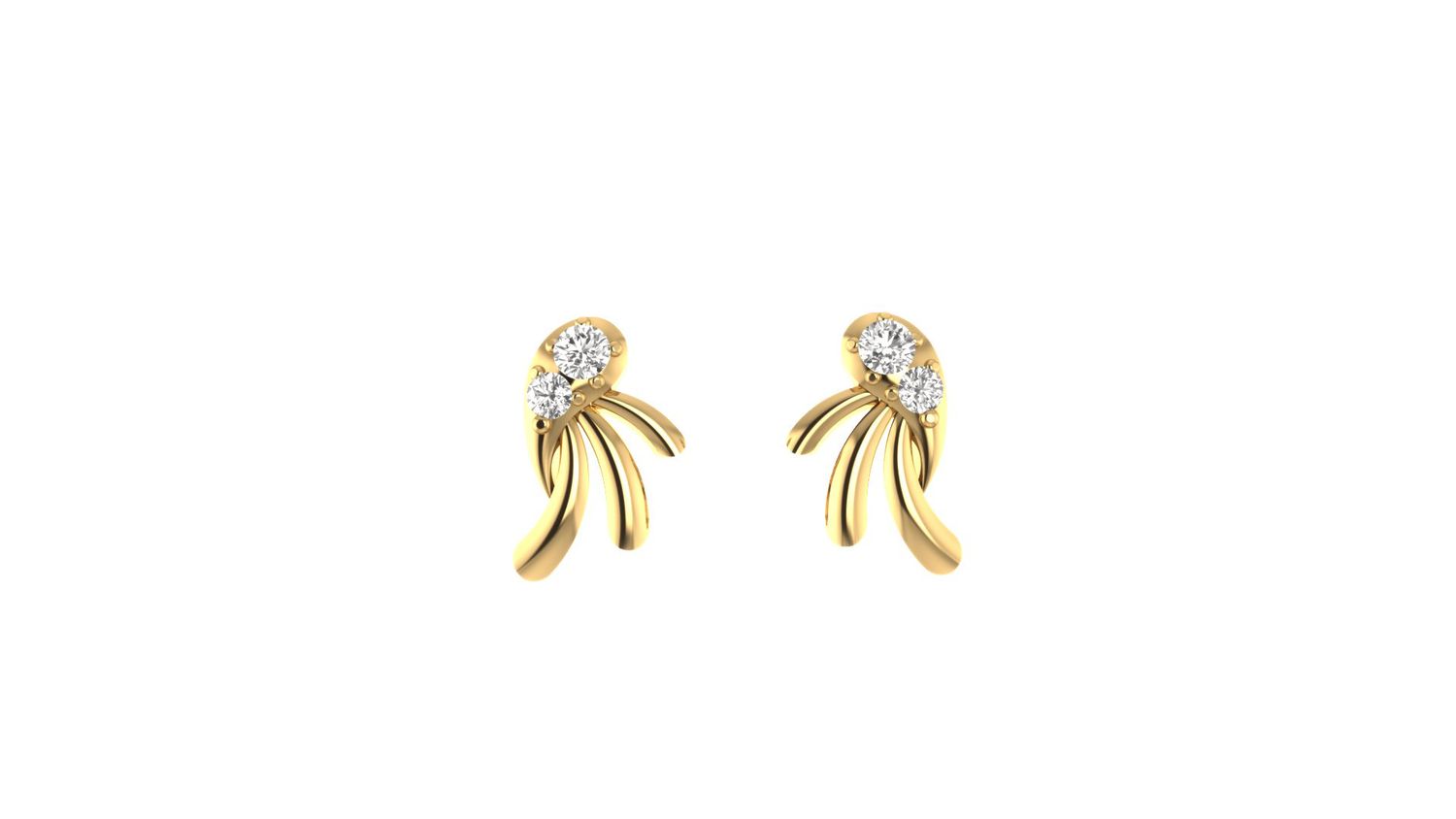 Glam Cascade Earring