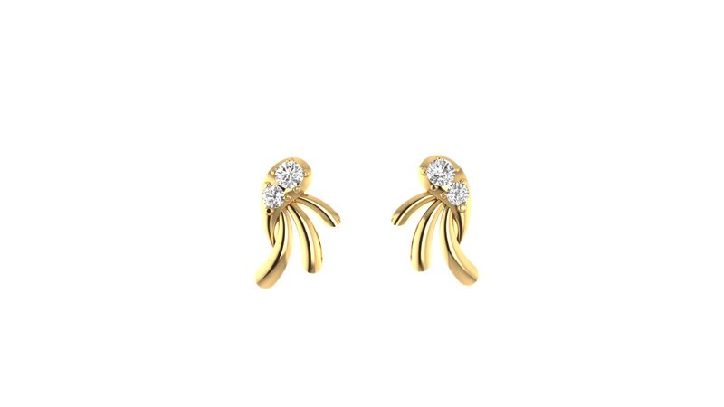 Glam Cascade Earring