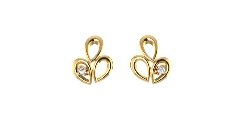 Glittering Geometry Earring