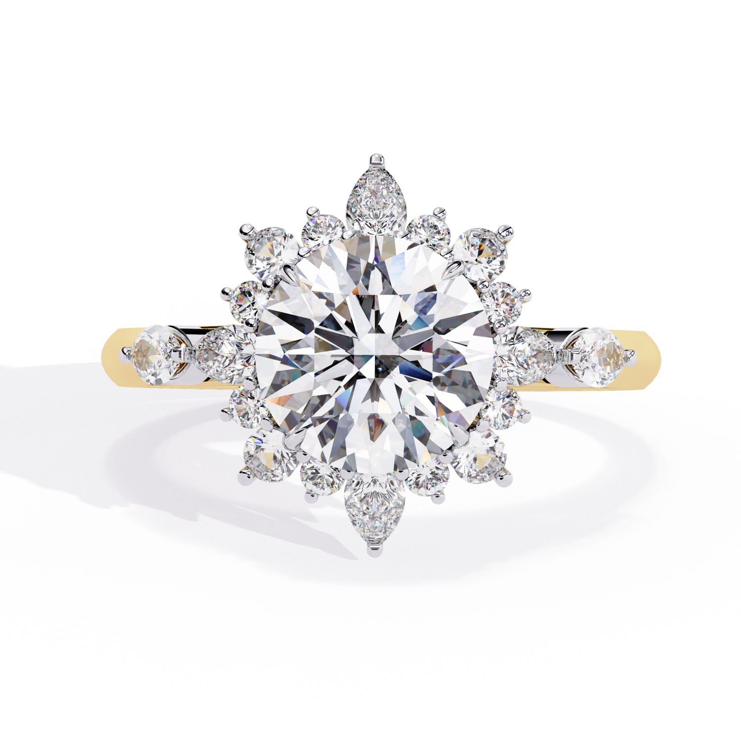 Stellar Bloom Diamond Ring