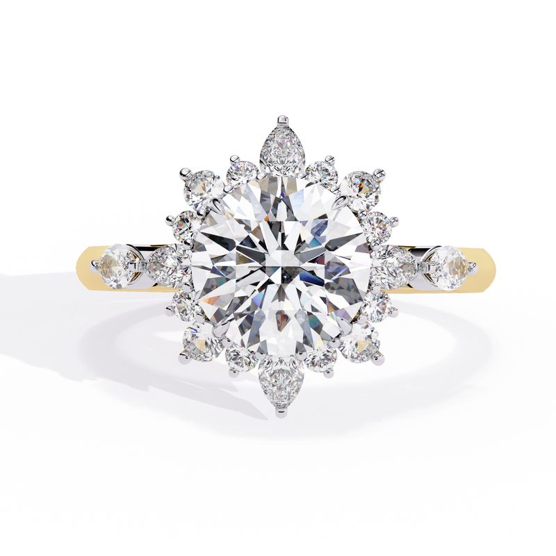 Stellar Bloom Diamond Ring