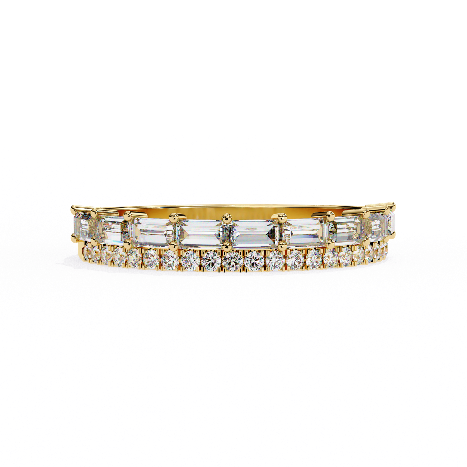 Baguette Brilliance Diamond Band