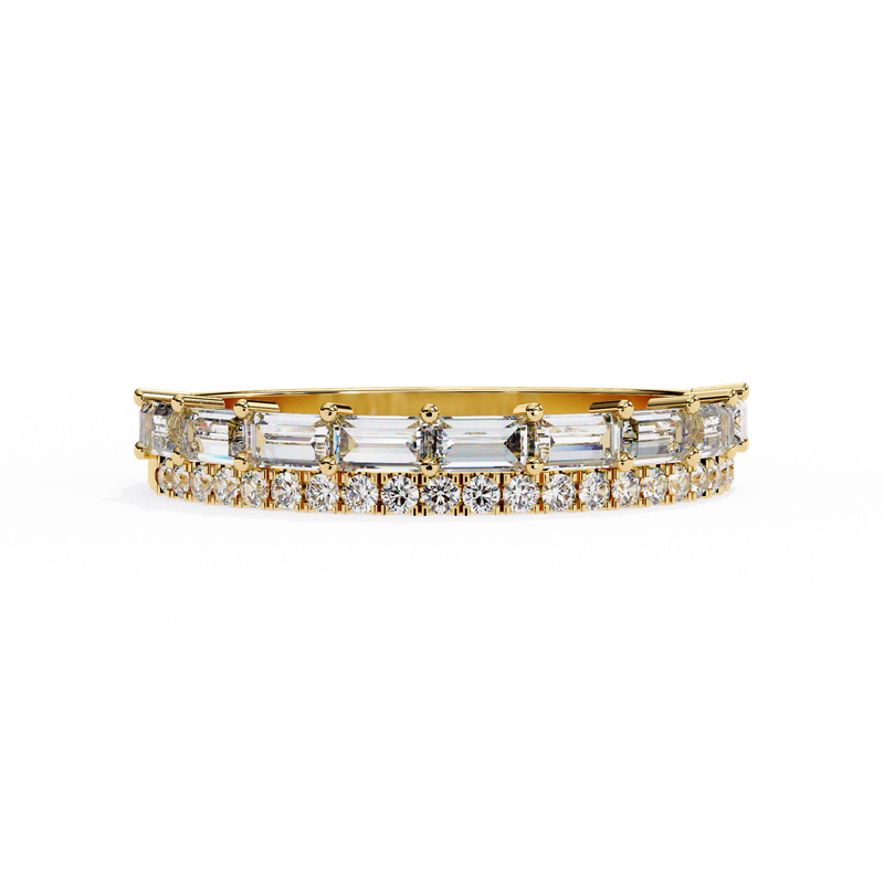 Baguette Brilliance Diamond Band