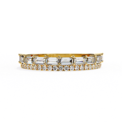 Baguette Brilliance Diamond Band