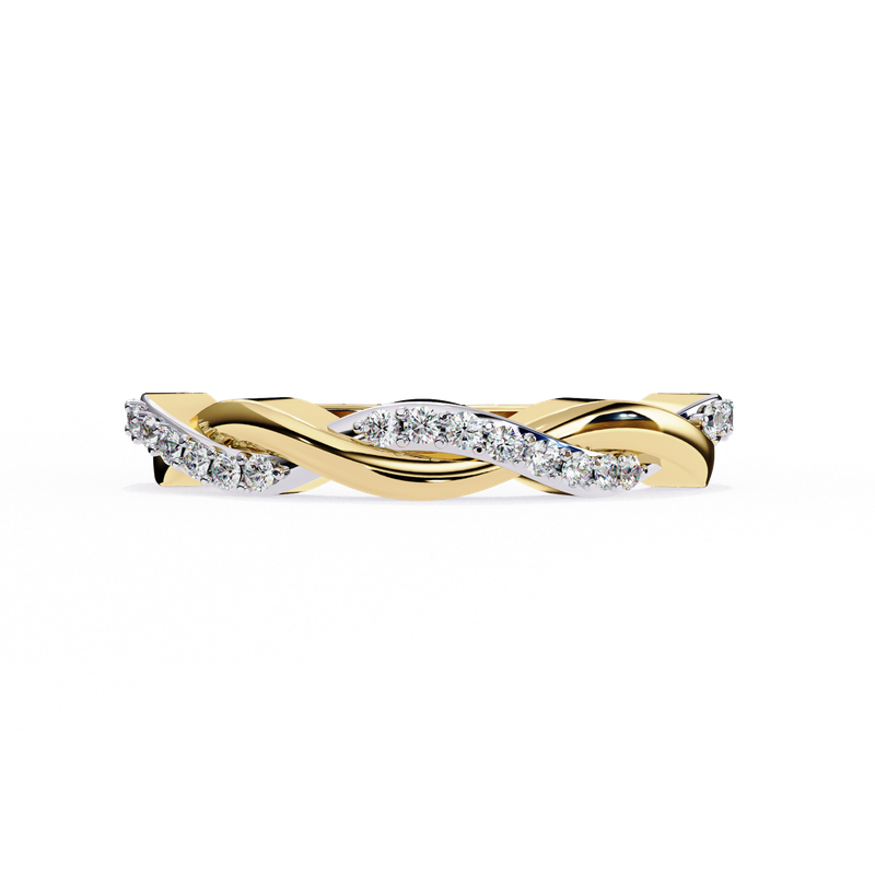Infinity Twist Diamond Ring