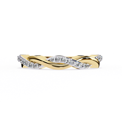 Infinity Twist Diamond Ring
