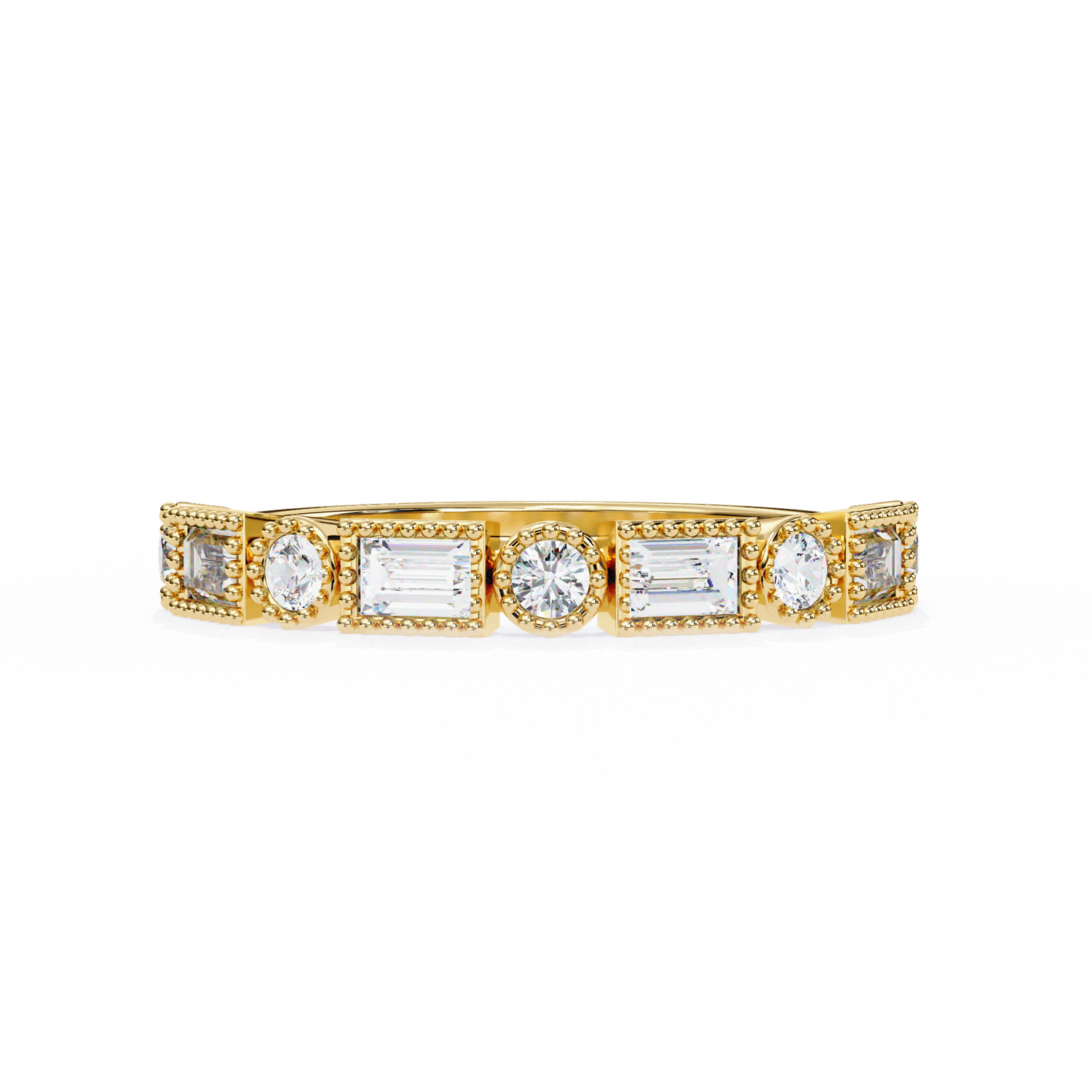 Vintage Elegance Diamond Band