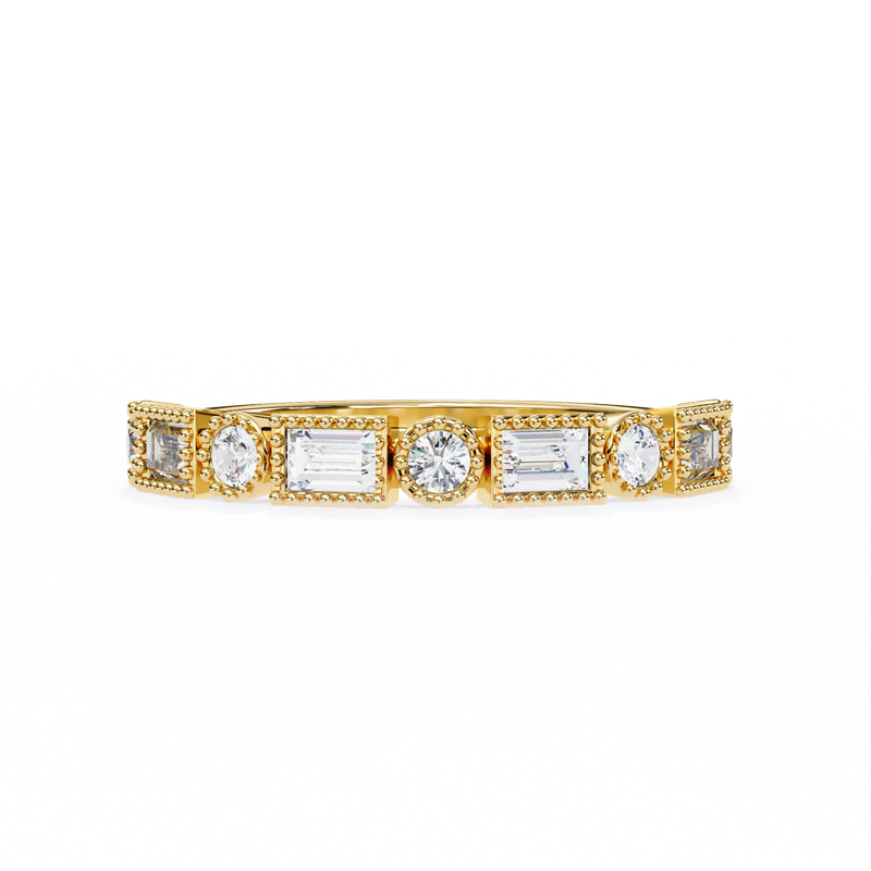 Vintage Elegance Diamond Band