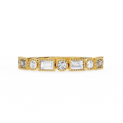 Vintage Elegance Diamond Band