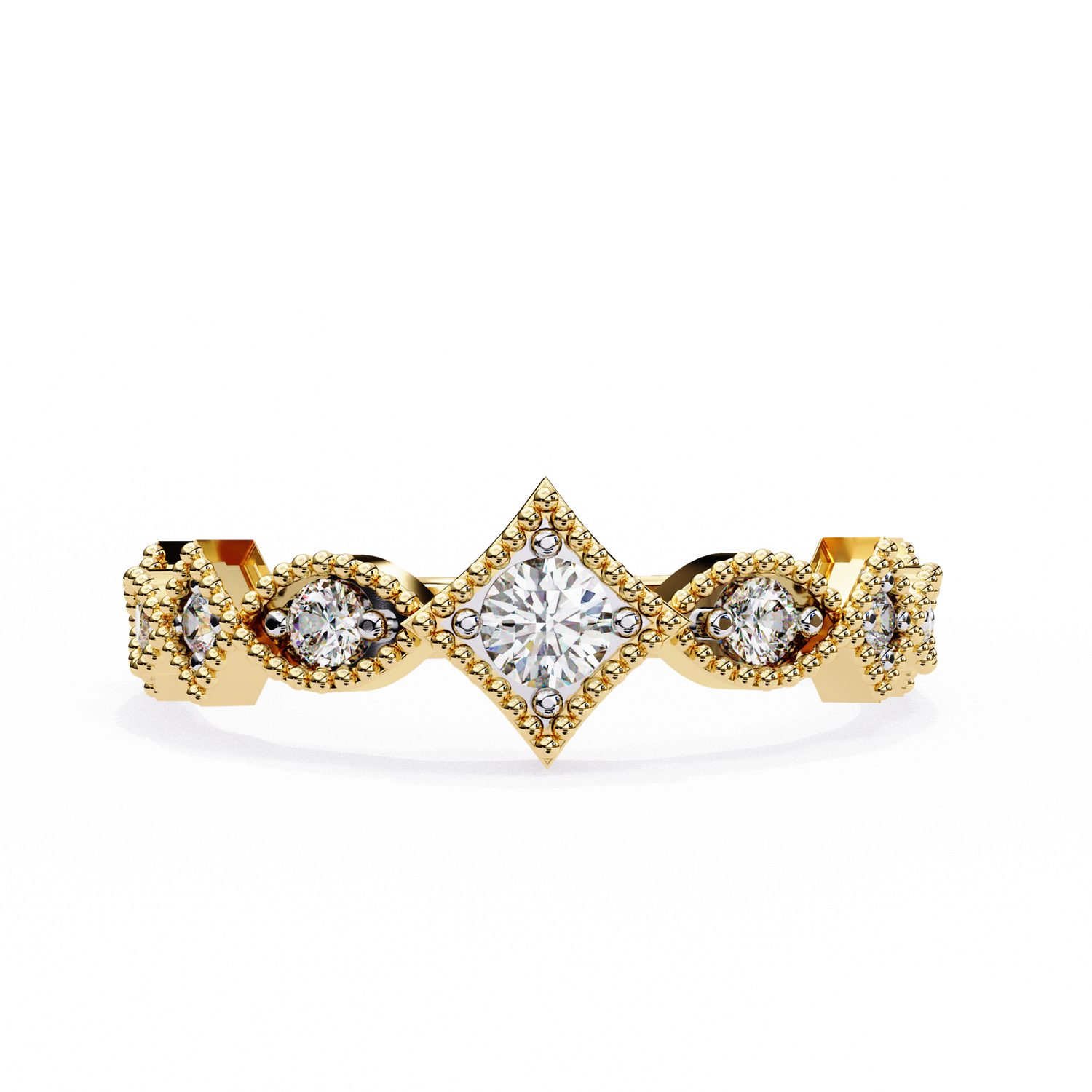 Regal Crown Diamond Band