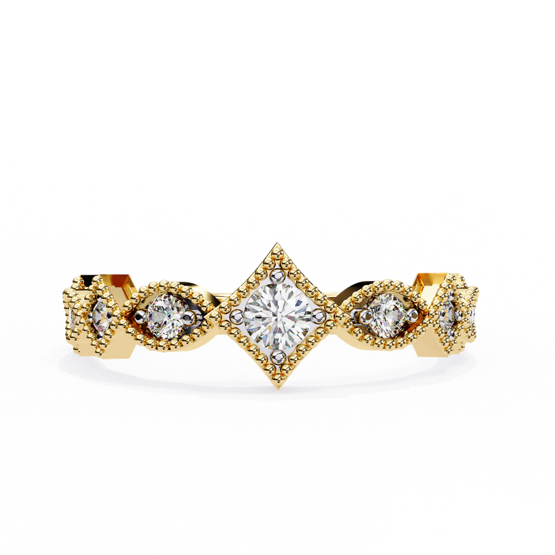 Regal Crown Diamond Band