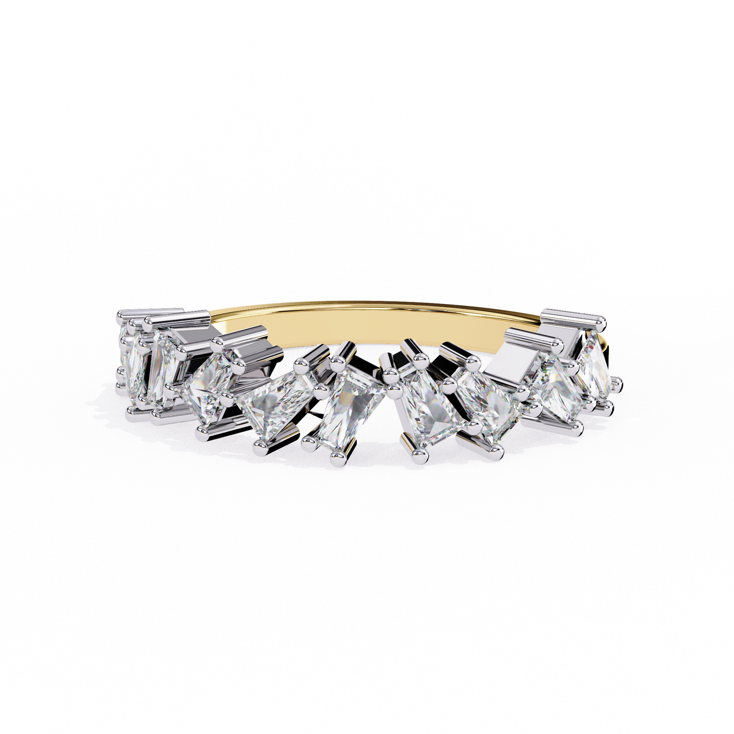 Tapered Brilliance Diamond Band