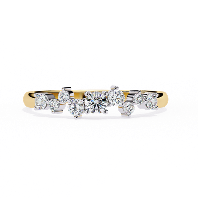 Cascading Spark Diamond Ring