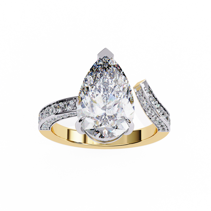 Timeless Pear Diamond Ring