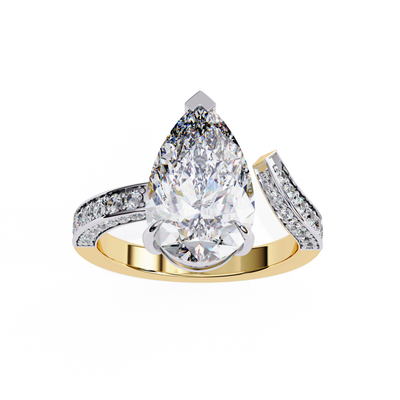 Timeless Pear Diamond Ring