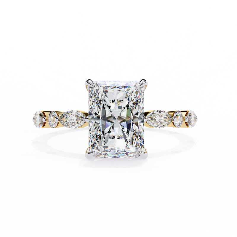 Luxe Radiant Eternity Diamond Ring
