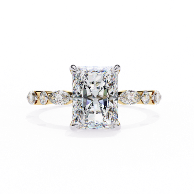 Luxe Radiant Eternity Diamond Ring