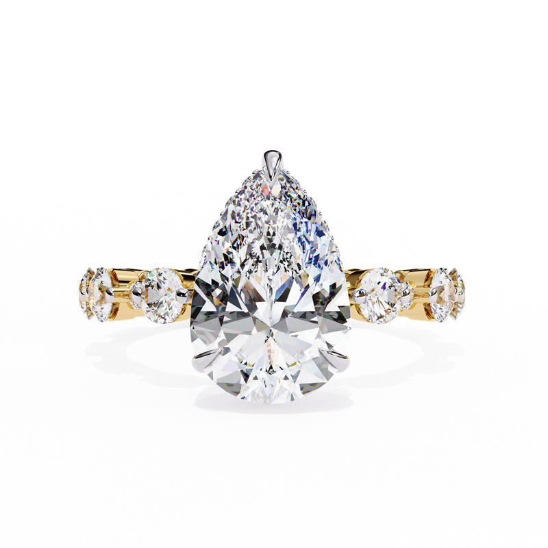Pear Radiance Eternity Ring