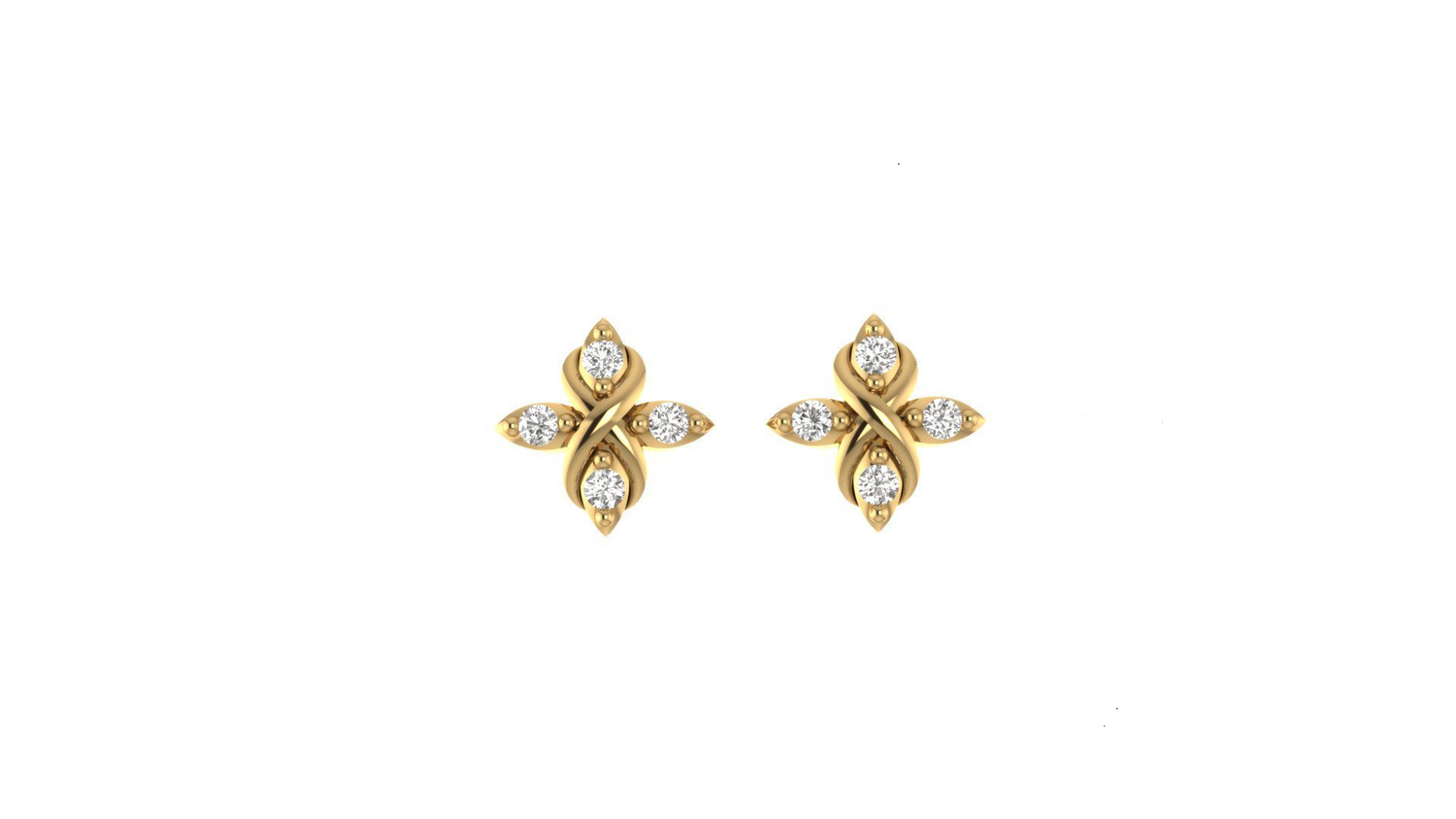 Rosebud Spark Earrings